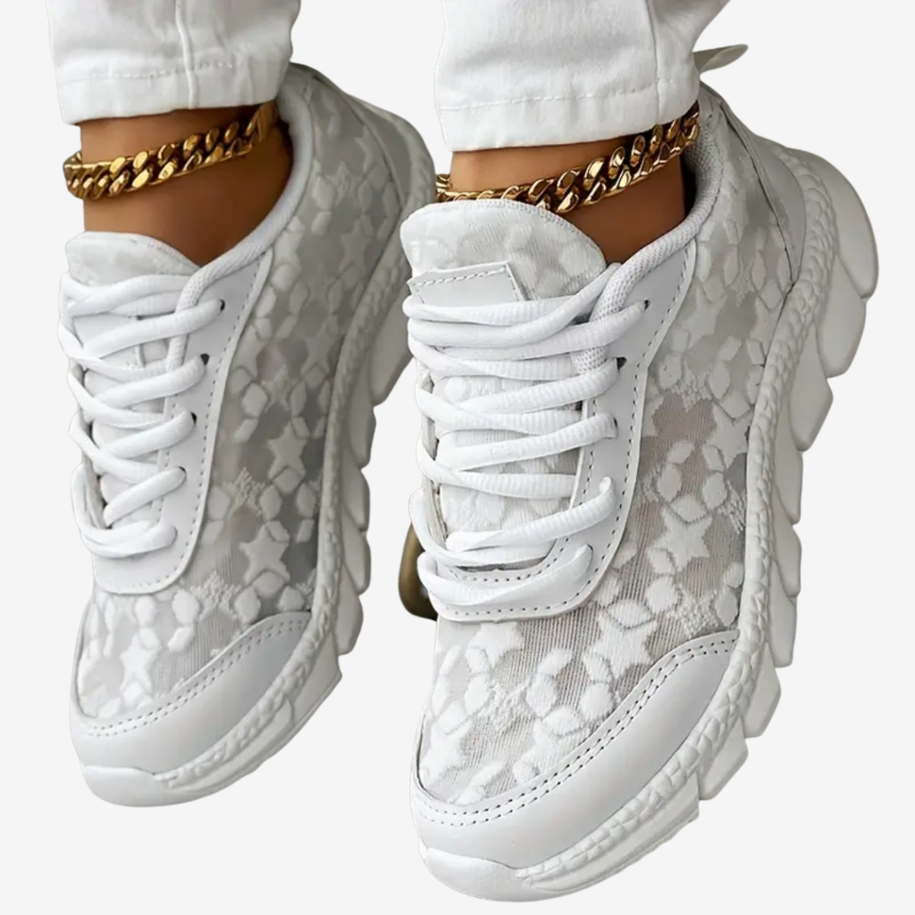 Augusta | Elegante sneakers af mesh