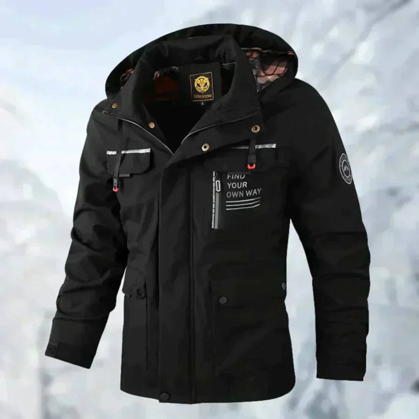 Nordklær™ | Vandtæt Herrejakke til Efterår & Vinter